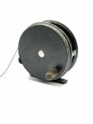 Hardy Bros Ltd 'The Perfect 3 1/8' fly fishing reel, with line guard