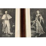 Pair of portrait prints of 2nd Viscount Halifax and his wife Agnes and five other portrait prints (6