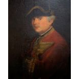 English School - Unsigned half length oil portrait on canvas of John Bingley of Monk Britton in the