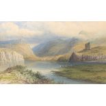 W Smith (19th century): 'Llanberis Lake North Wales', watercolour signed and dated 1887, titled vers