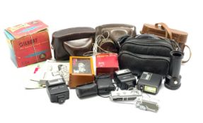 'Minox' miniature digital camera, Pentax auto 110 camera with 'Pentax-110 1:2.8 50mm' lens, Leica-Me