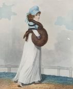 Roberts After Buck - Coloured engraving of Olivia Primrose, black and white print of Emily Meynell-I