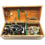 Cooke, Troughton and Simms theodolite No. 37173 with black finish in original case