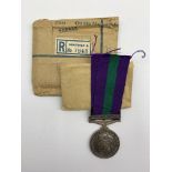 General Service medal (1918-1962), George VI with Palestine 1945-48 clasp