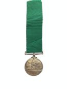 George V Royal Naval Volunteer Reserve Long Service and Good Conduct Medal inscribed 'Diuturne Fidel