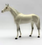 Beswick model of a large racehorse in grey gloss No. 1564