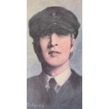 Arthur Delaney, limited edition print, portrait of John Lennon, published by Henry Donn Galleries, 1