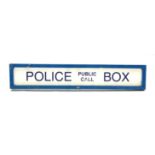 Police Public Call Box sign, L83cm
