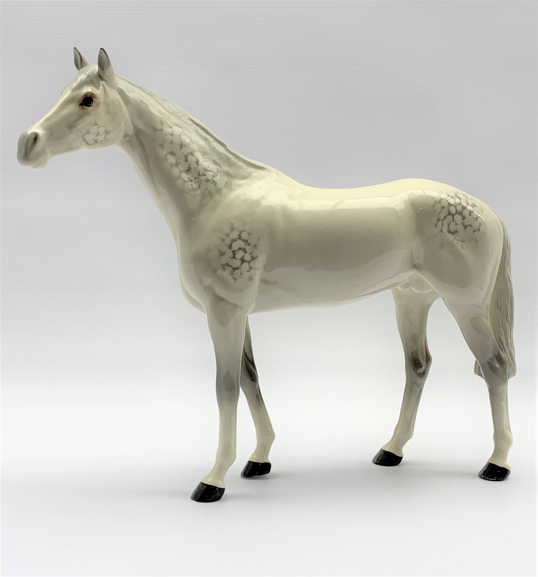 Beswick model of a large racehorse in grey gloss No. 1564 - Image 2 of 2