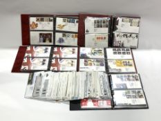 Great British Queen Elizabeth II first day covers in five ring binder albums and loose, dating from