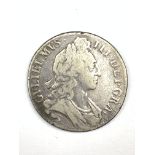 William III 1696 crown coin