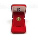 Queen Elizabeth II 1981 Isle of Man gold proof full sovereign coin, cased with certificate