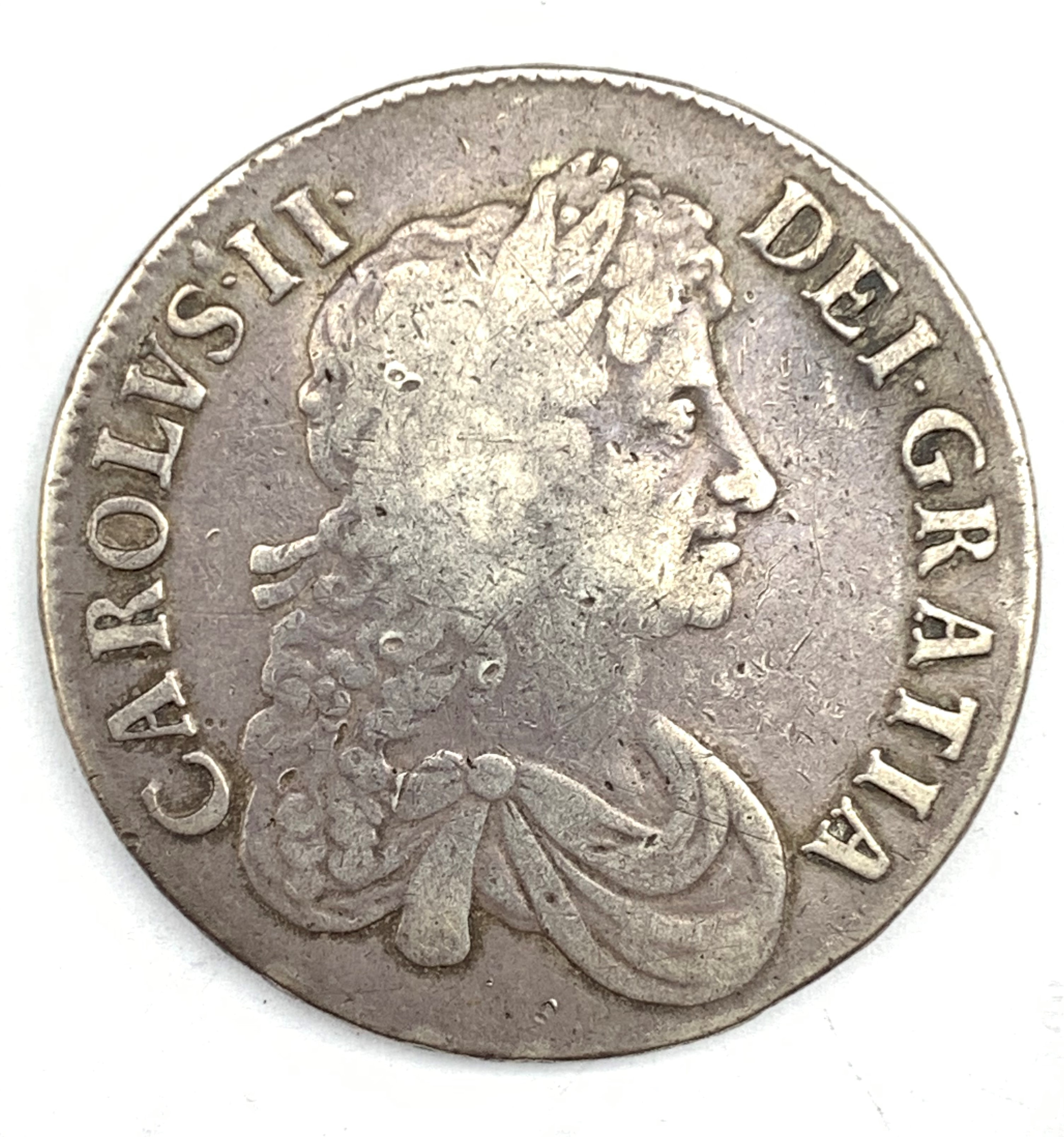 Charles II 1672 crown coin