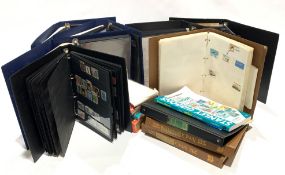 Great British and World stamps in ten ring binder albums/folders including Australia, Canada, Hungar