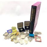 Great British coins including, commemorative crowns, six two pound coins, two 1992 pattern one ecu c