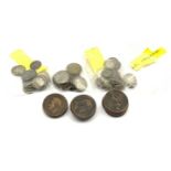 Pre 1920 and pre 1947 silver threepence pieces, pre-decimal pennies and other mostly Great British c