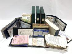 Collection of Queen Elizabeth II Isle of Man stamps including mint stamps in albums, presentation pa