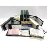 Collection of Queen Elizabeth II Isle of Man stamps including mint stamps in albums, presentation pa