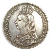 Queen Victoria 1887 crown coin