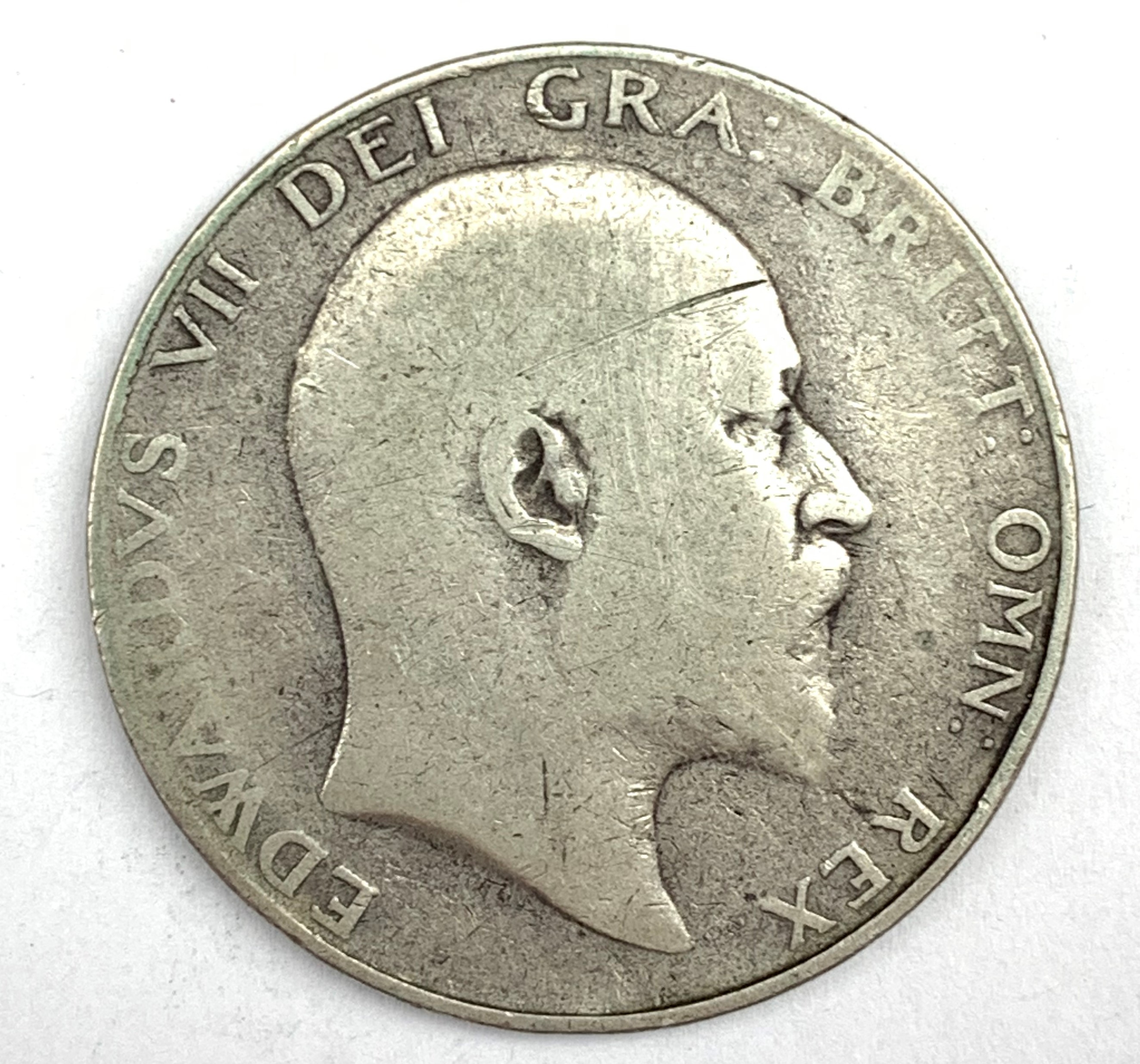 King Edward VII 1905 half crown coin
