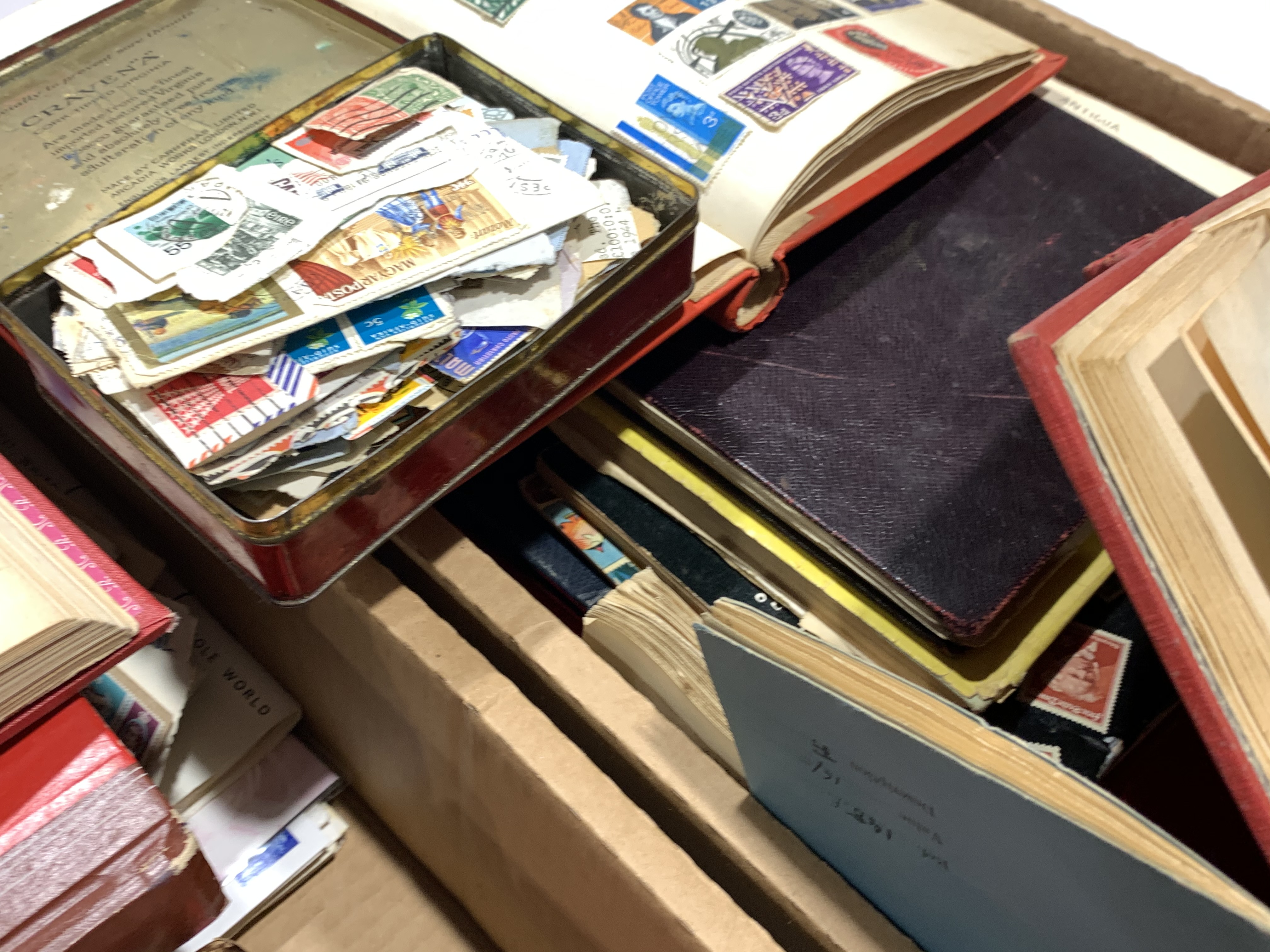 Accumulation of Stamps and ephemera including various trade cards, newspapers, stamps including Sier - Image 3 of 3