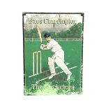 Late 20th century Bass Charrington, 'The Cricketers' pub sign, 127cm x 92cm