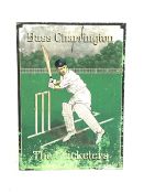 Late 20th century Bass Charrington, 'The Cricketers' pub sign, 127cm x 92cm