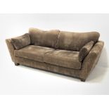 Barker and Stonehouse - three seat sofa (D96cm, W237cm), and matching two seat sofa (W212cm), uphols