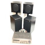 Pair Allison CD6 speakers, pair Elac EL-60 speakers and Yamaha RX-460 receiver