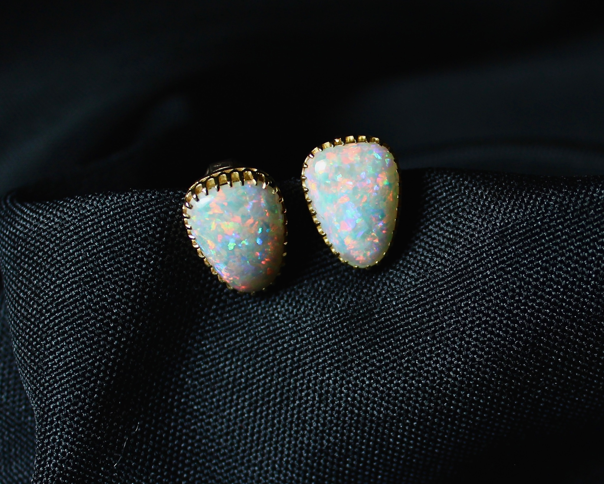 Opal Clip-On Earrings