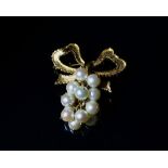 Pearl Brooch, 1880s-1900s