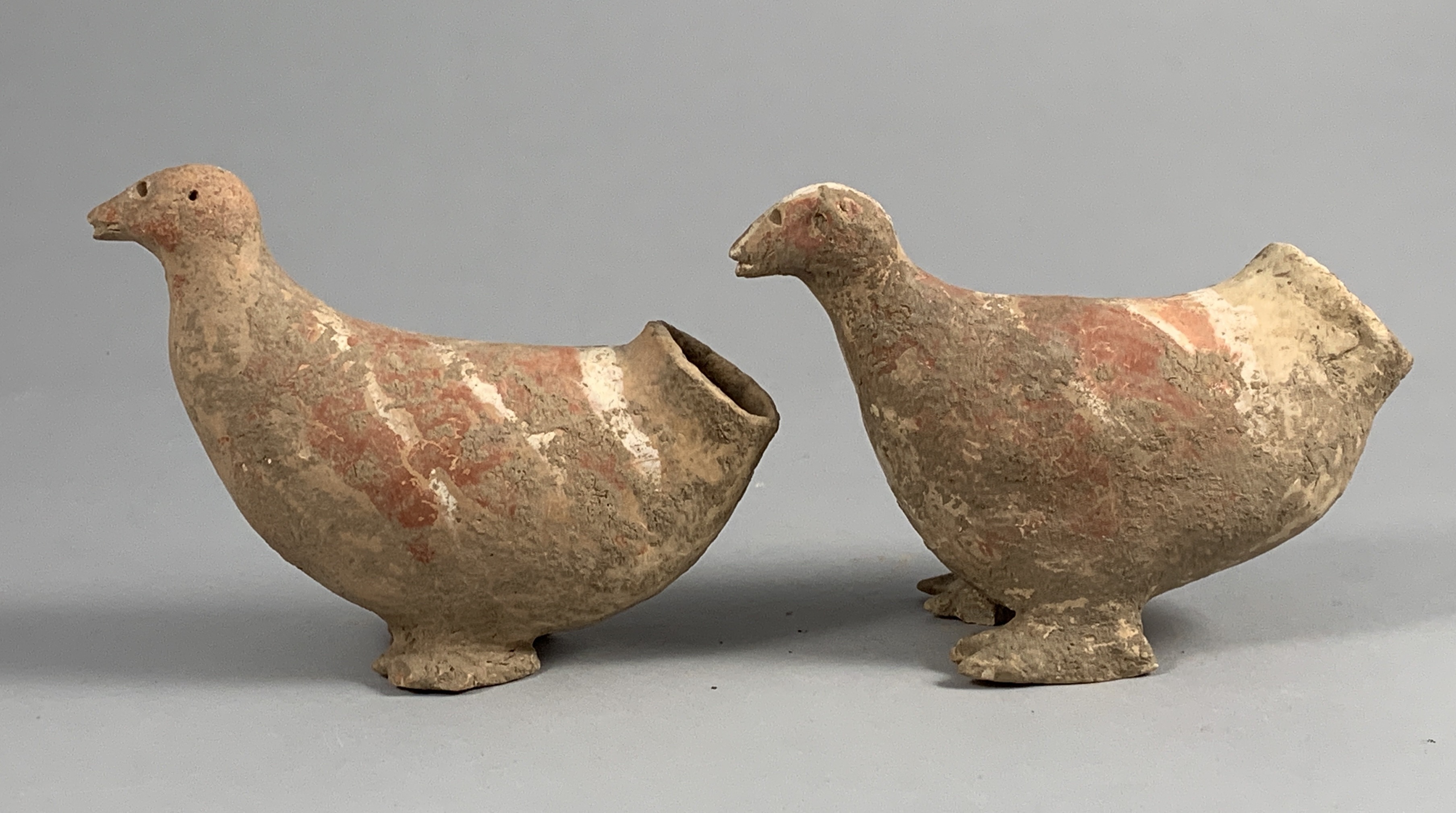 A Pair Of Pottery Birds, Qijia Culture (2050-1700 Bc) - Image 3 of 12