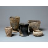 A Group Of Pottery Ware, Hongshan Culture (4500-3000 Bc) And Erlitou Culture (2000-1500 Bc)