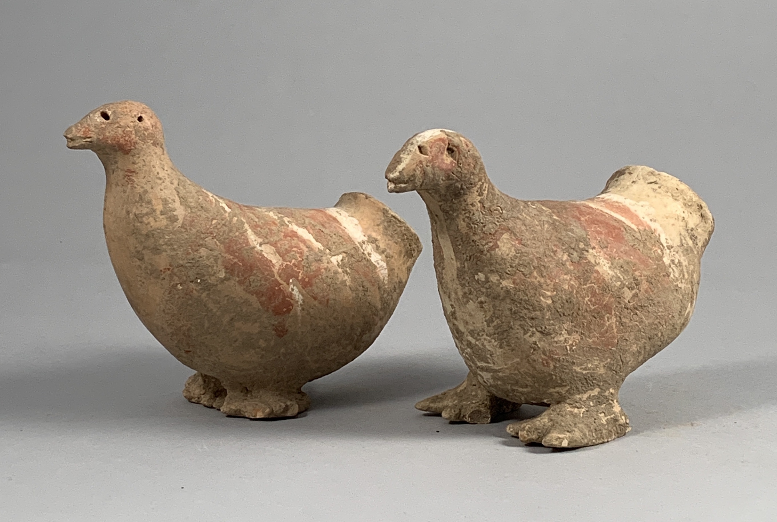 A Pair Of Pottery Birds, Qijia Culture (2050-1700 Bc) - Image 2 of 12