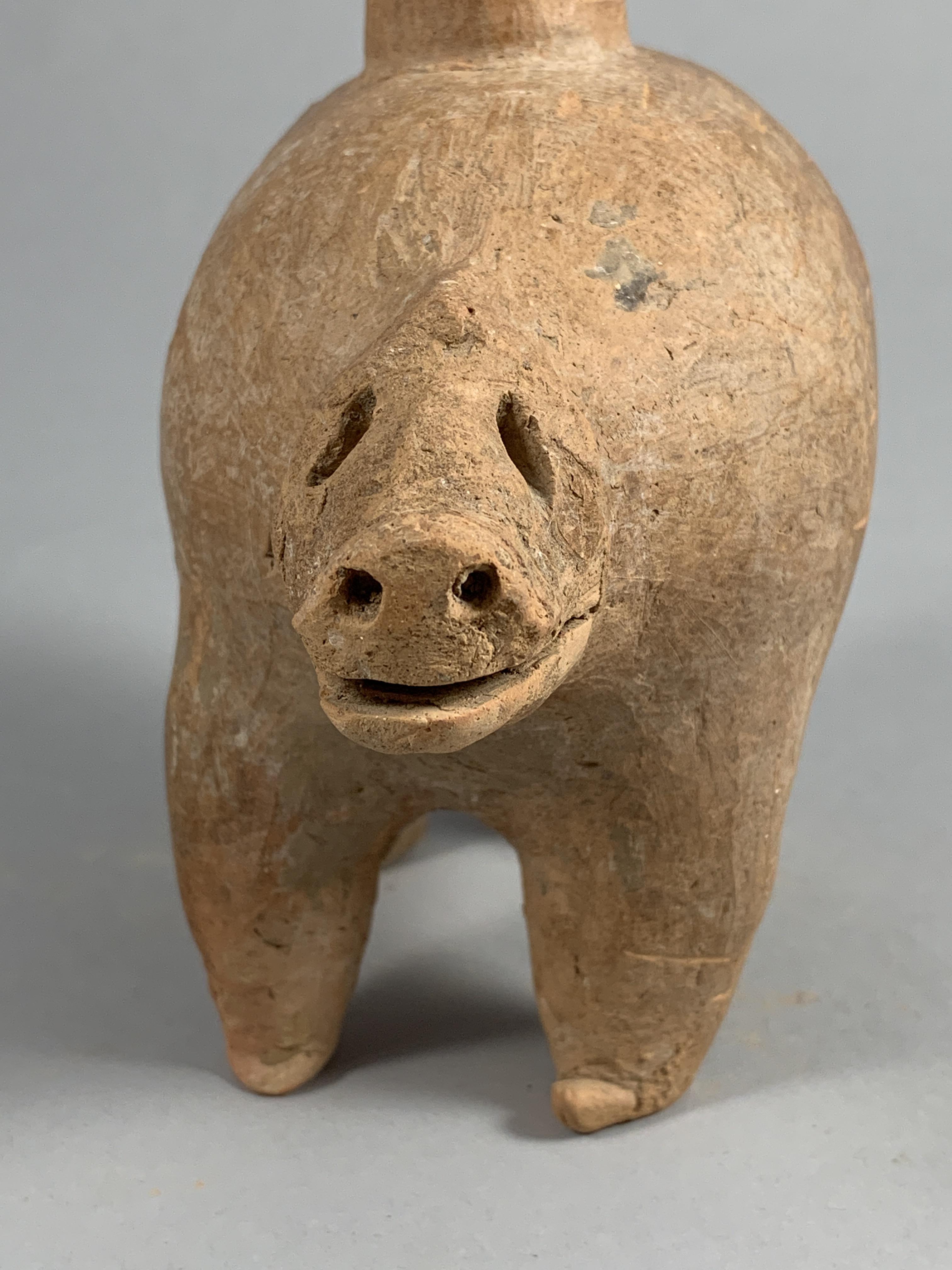 A Red Pottery Jar In The Form Of A Bear, Gansu Province, Qijia Culture (2050-1700 Bc) - Image 4 of 19