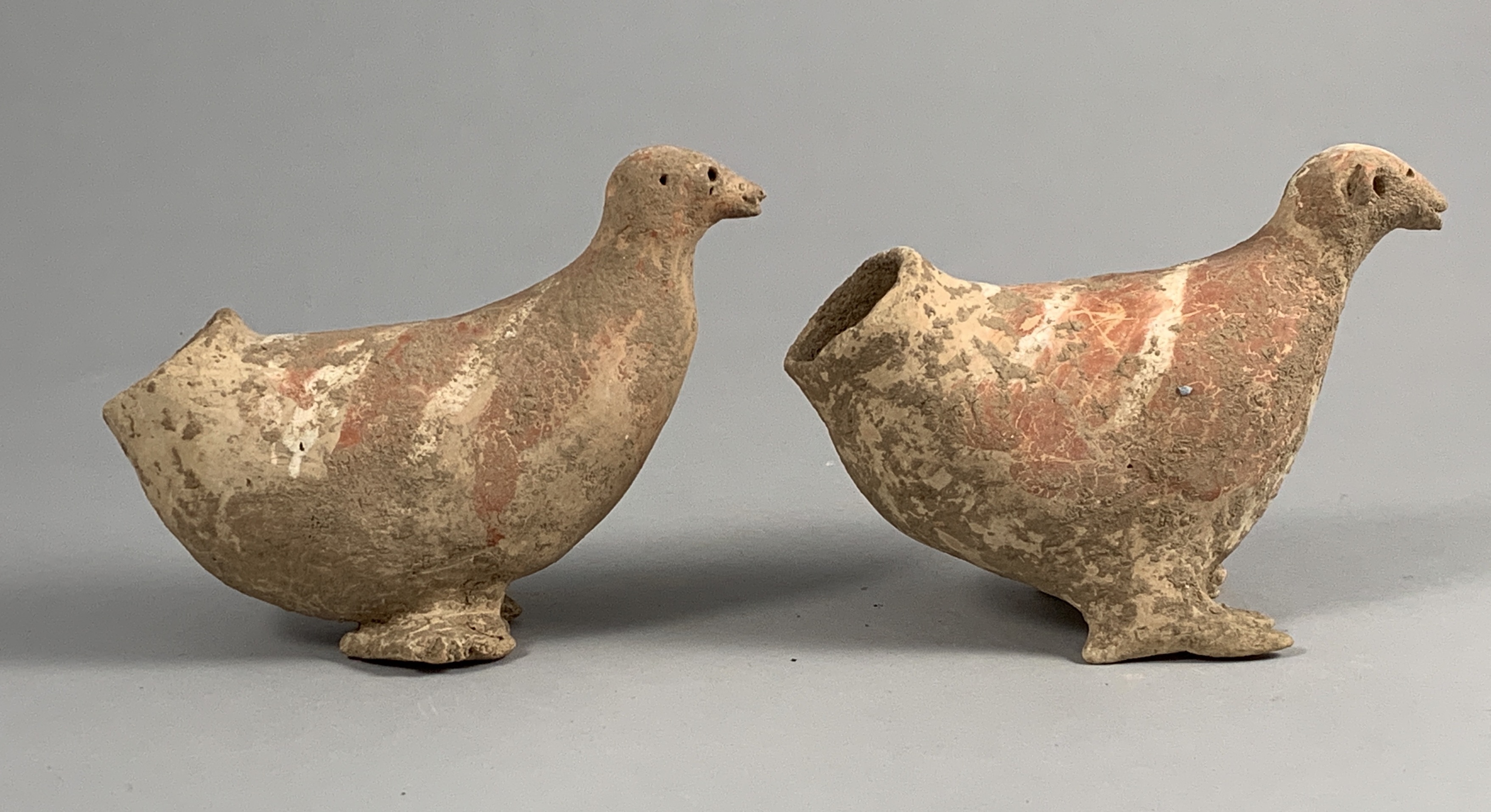 A Pair Of Pottery Birds, Qijia Culture (2050-1700 Bc) - Image 4 of 12