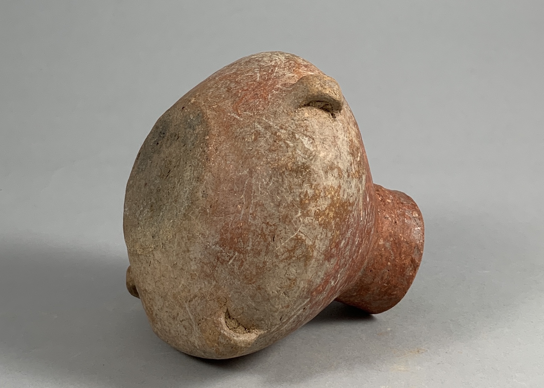 A Red Pottery Vase With Small Handles, Hongshan Culture (4500-3000 Bc) - Image 5 of 5