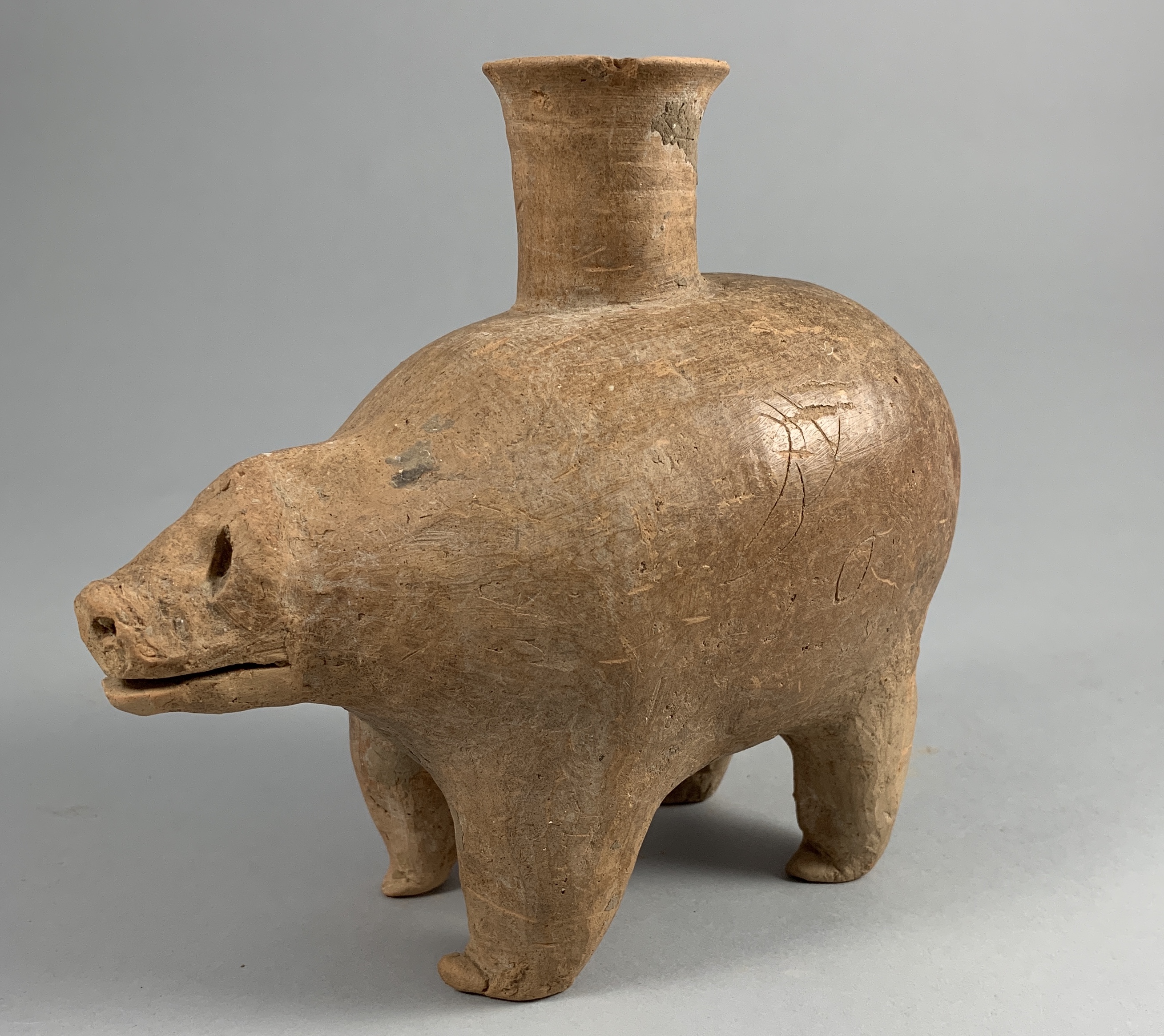 A Red Pottery Jar In The Form Of A Bear, Gansu Province, Qijia Culture (2050-1700 Bc) - Image 15 of 19