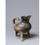 A Tripod Pottery Vessel, Liangzhu Culture (3300-2200 Bc)