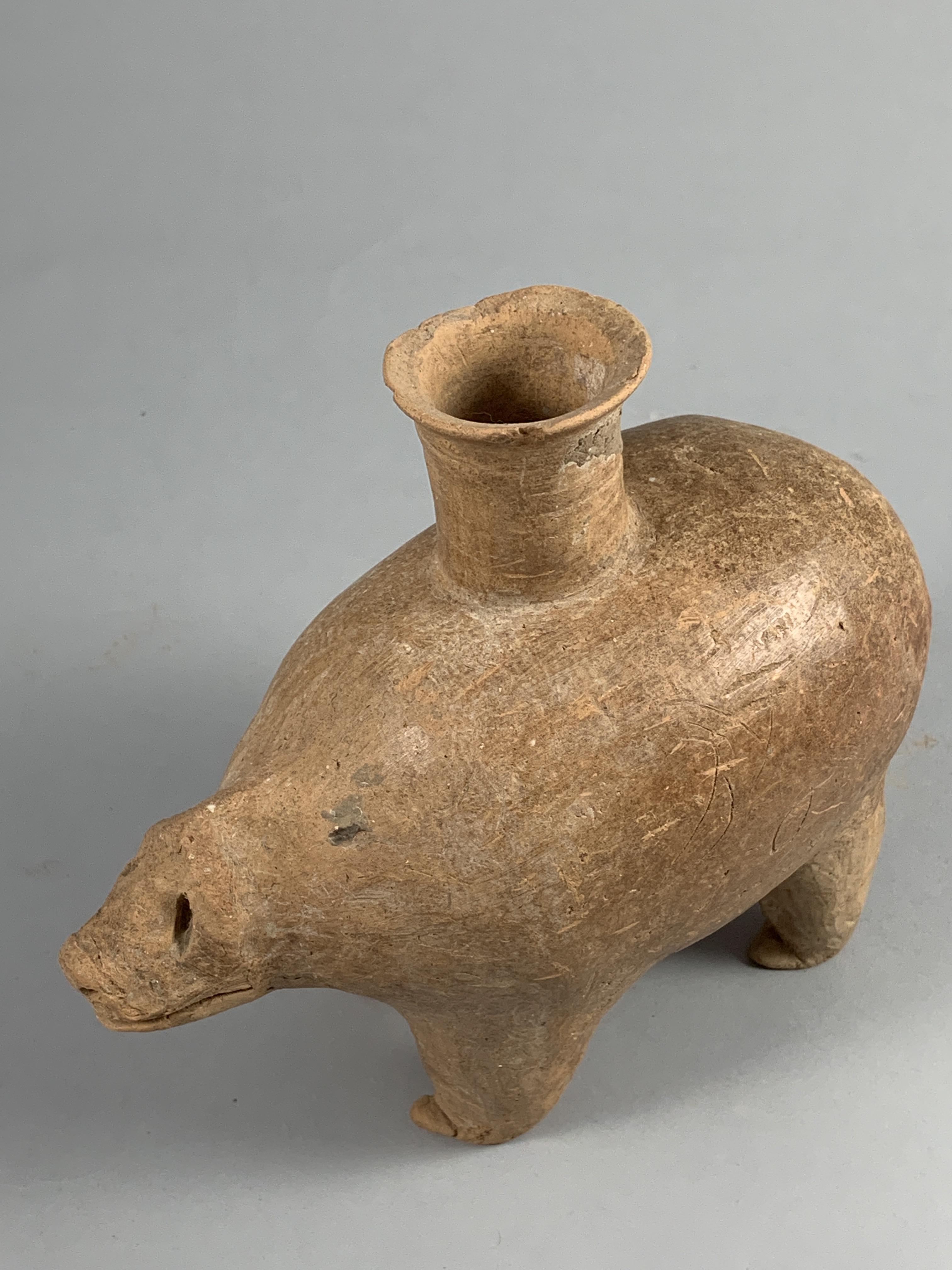 A Red Pottery Jar In The Form Of A Bear, Gansu Province, Qijia Culture (2050-1700 Bc) - Image 16 of 19