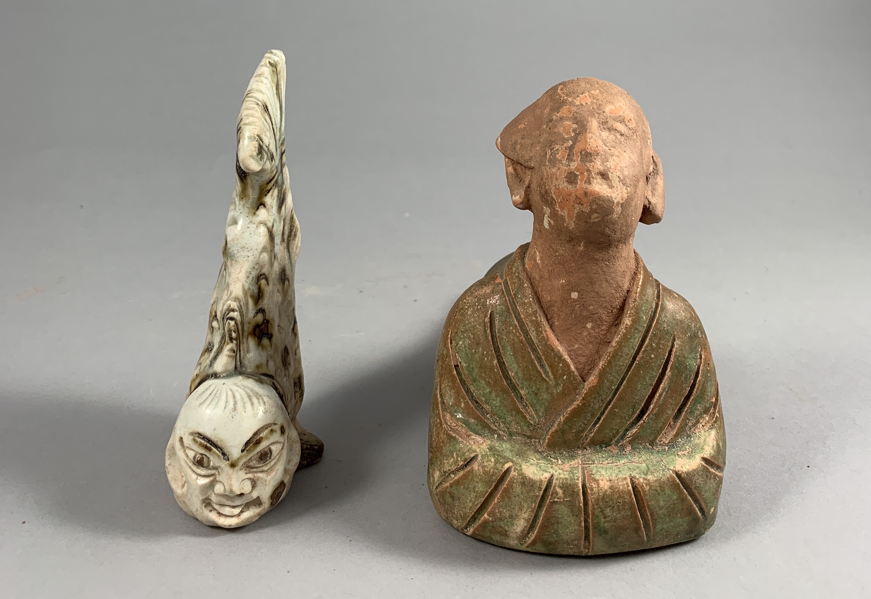 A Group Of Two Mermaind Figures, Song Dynasty - Image 3 of 9