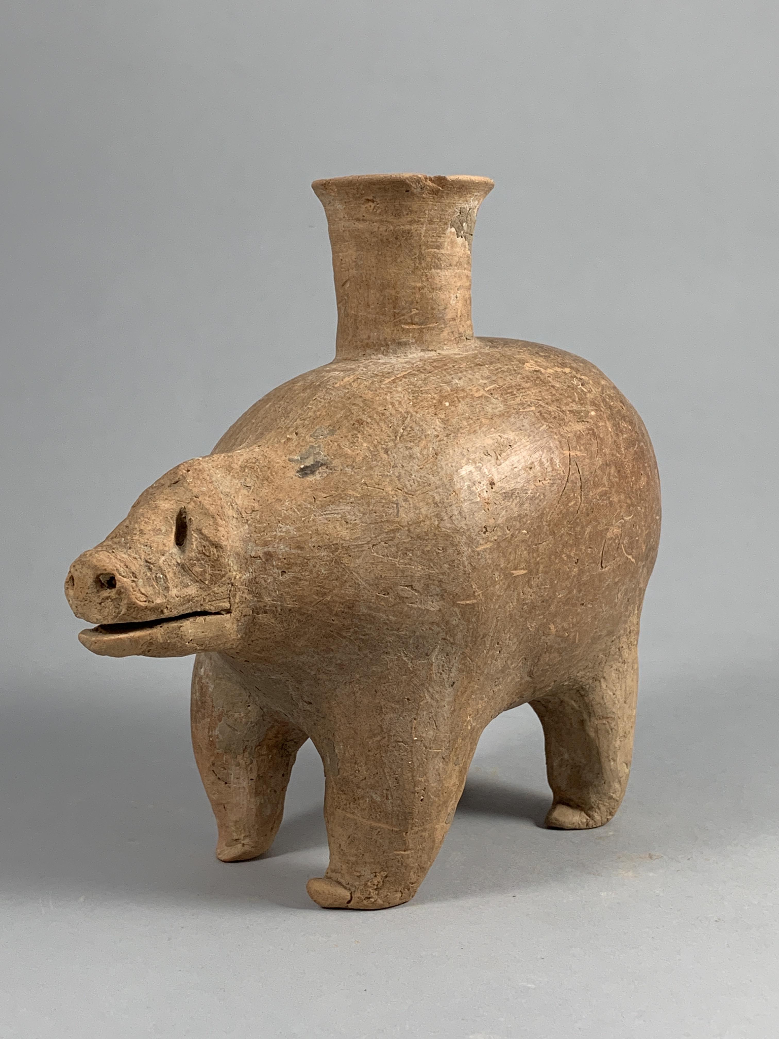 A Red Pottery Jar In The Form Of A Bear, Gansu Province, Qijia Culture (2050-1700 Bc) - Image 8 of 19