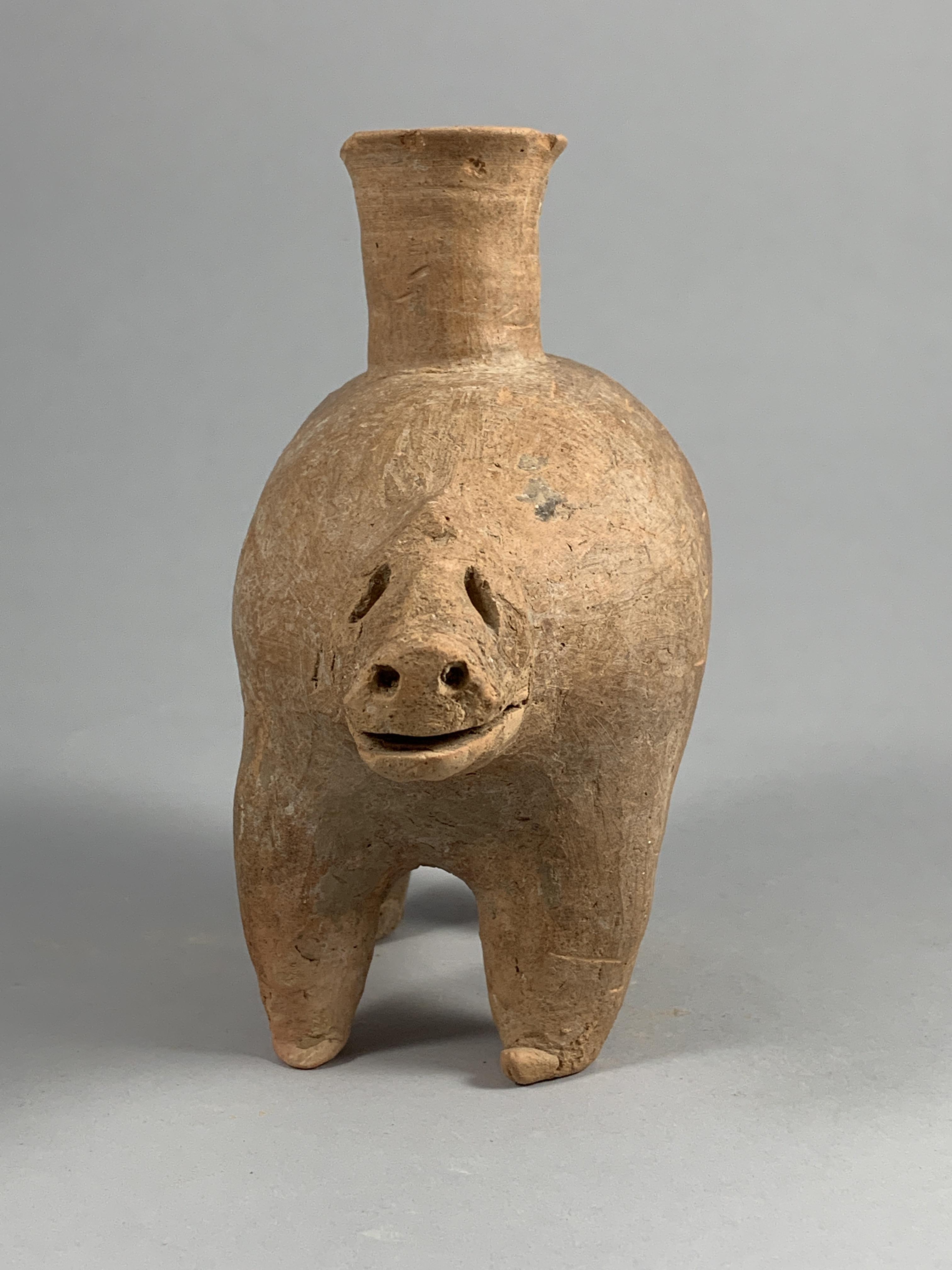 A Red Pottery Jar In The Form Of A Bear, Gansu Province, Qijia Culture (2050-1700 Bc) - Image 3 of 19