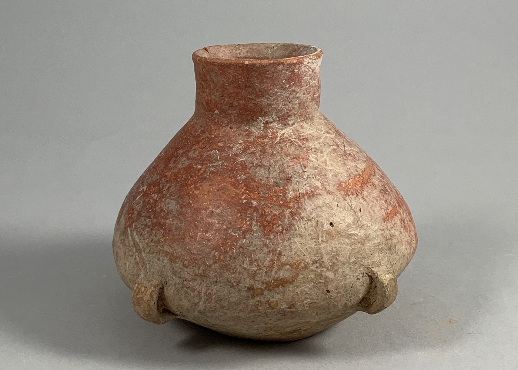 A Red Pottery Vase With Small Handles, Hongshan Culture (4500-3000 Bc) - Image 3 of 5