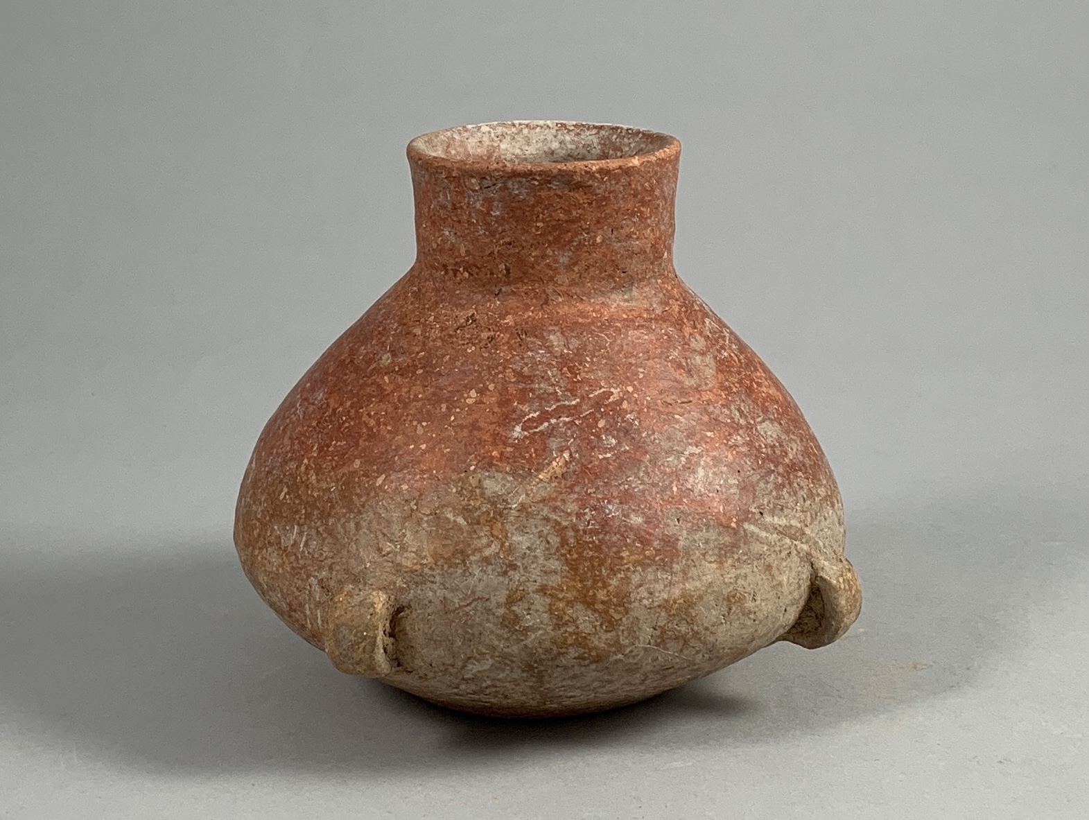 A Red Pottery Vase With Small Handles, Hongshan Culture (4500-3000 Bc) - Image 2 of 5