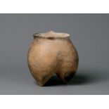 A Buff Pottery Li, Hongshan Culture (4500-3000 Bc)