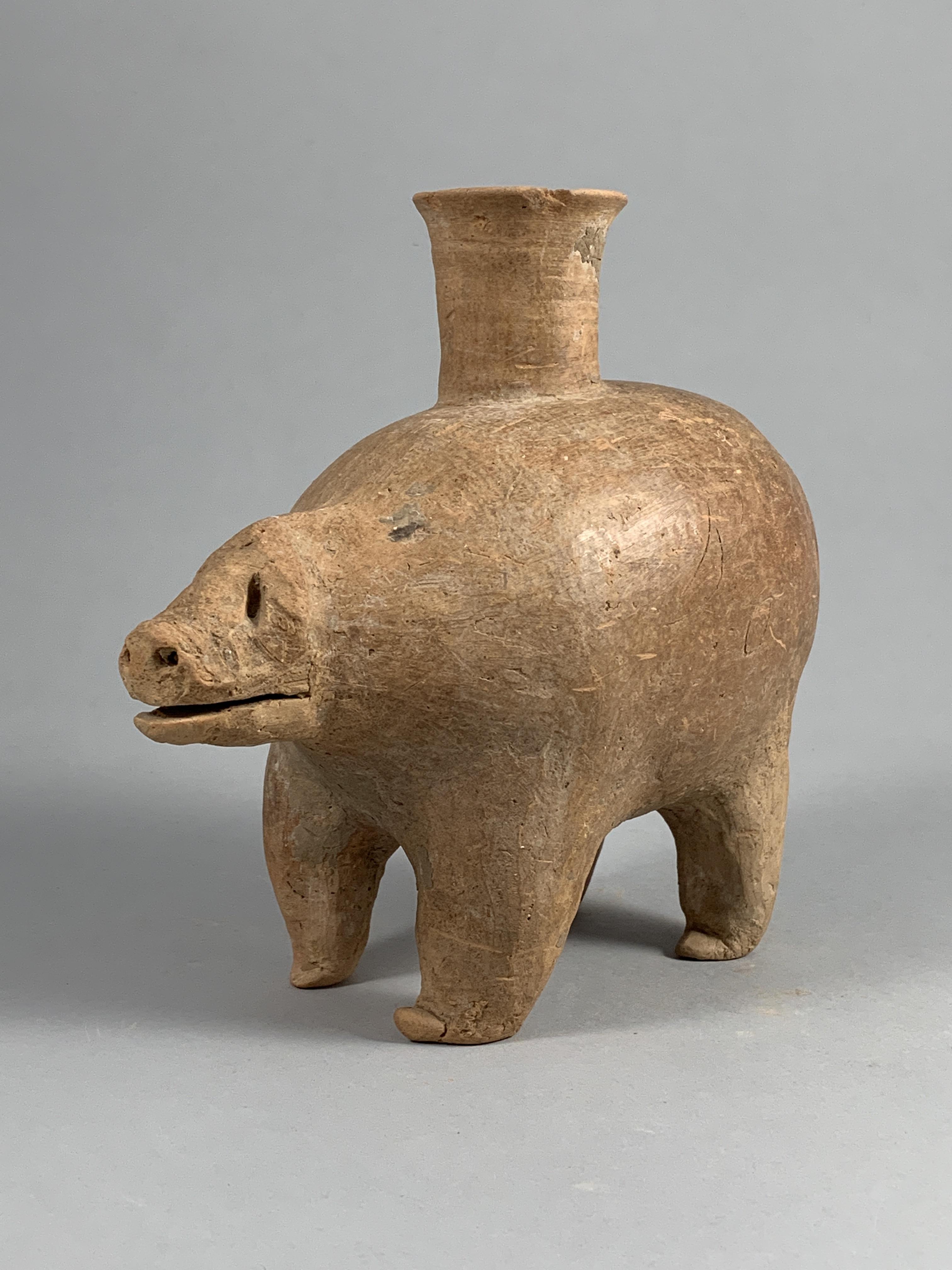 A Red Pottery Jar In The Form Of A Bear, Gansu Province, Qijia Culture (2050-1700 Bc) - Image 9 of 19