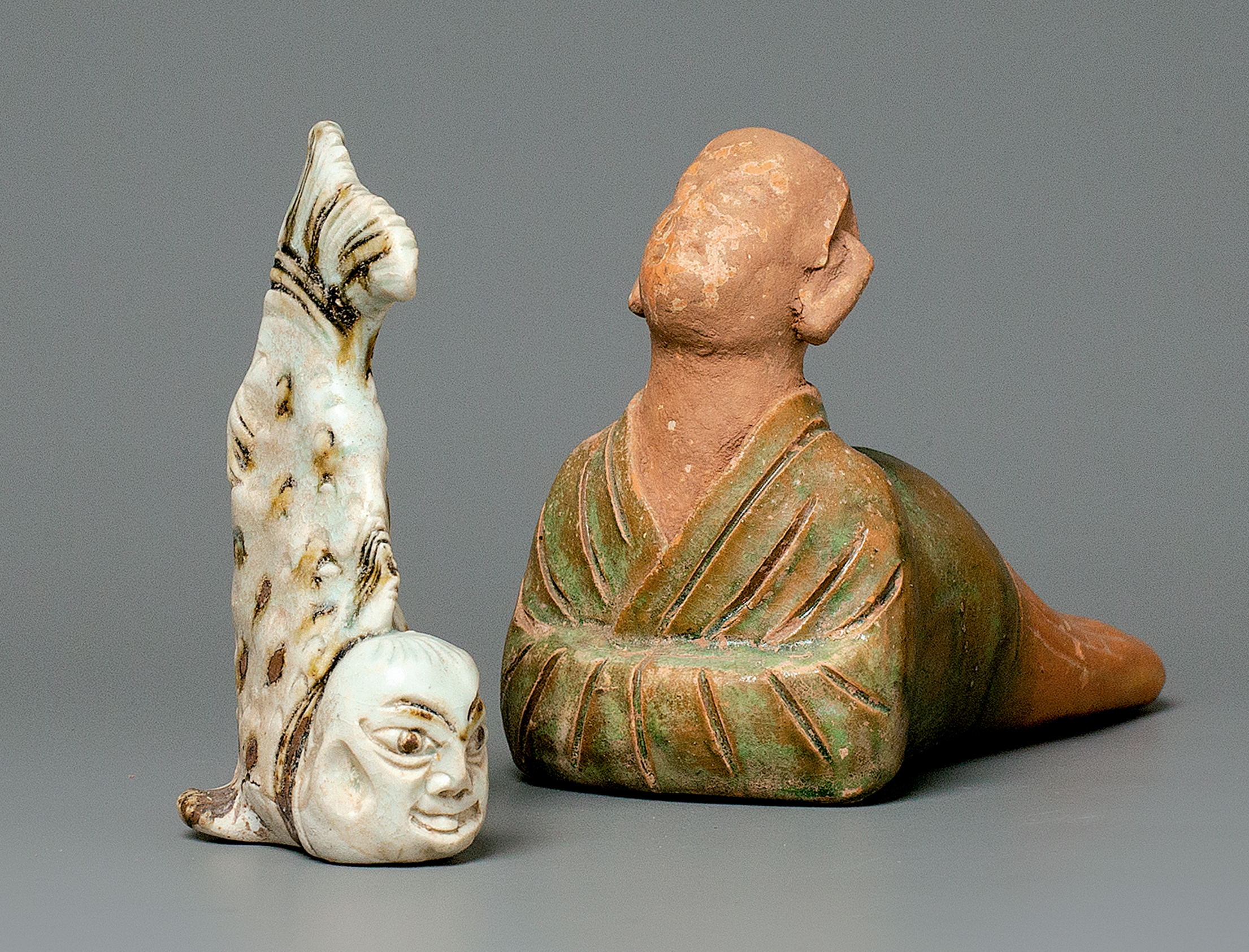 A Group Of Two Mermaind Figures, Song Dynasty