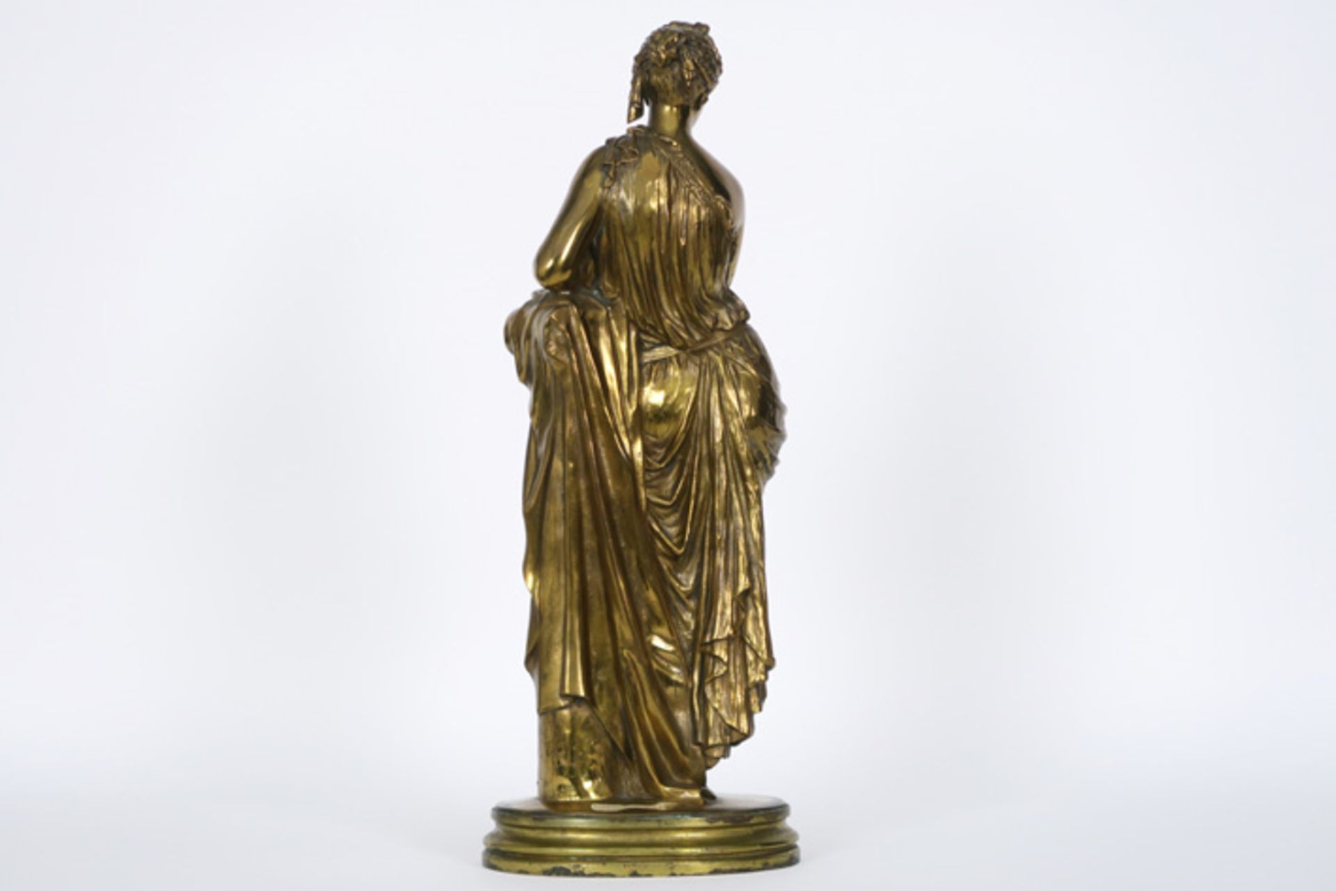 CHATROUSSE EMILE FRANÇOIS (1829 - 1896) negentiende eeuwse sculptuur in brons met [...] - Bild 3 aus 5