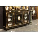 FRANKRIJK - ca 1850/70 mooi neoclassicistisch Napoleon III-dressoir in ebbenhout en [...]